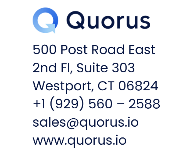 Quorus contact information